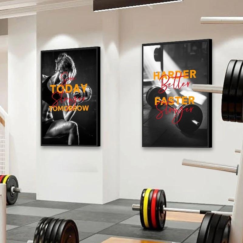 Декор для тренажерного зала, сексуальный постер для фитнеса и девушки, бодибилдинг, холст, картина, принт, мотивационные цитаты, картина, декор для тренажерного зала