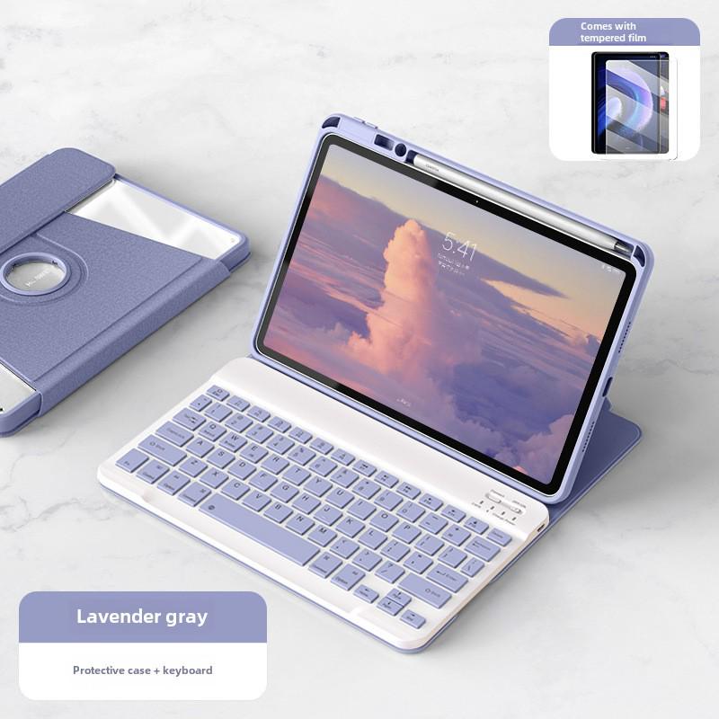 IPad 2019/20 (10,2 дюйма) Вращающийся чехол-клавиатура с гнездом для ручки