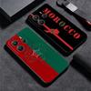 Мягкий чехол для телефона с флагом Марокко для Xiaomi Redmi Note 12 13 14 15 Pro Plus 11 12S 11S 11T 10 4G Черная задняя крышка