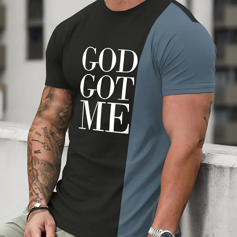 Мужская футболка с буквенным принтом и 3D-принтом Футболки повседневные с круглым вырезом и коротким рукавом Футболки свободного покроя Мужская одежда Топы Уличная одежда