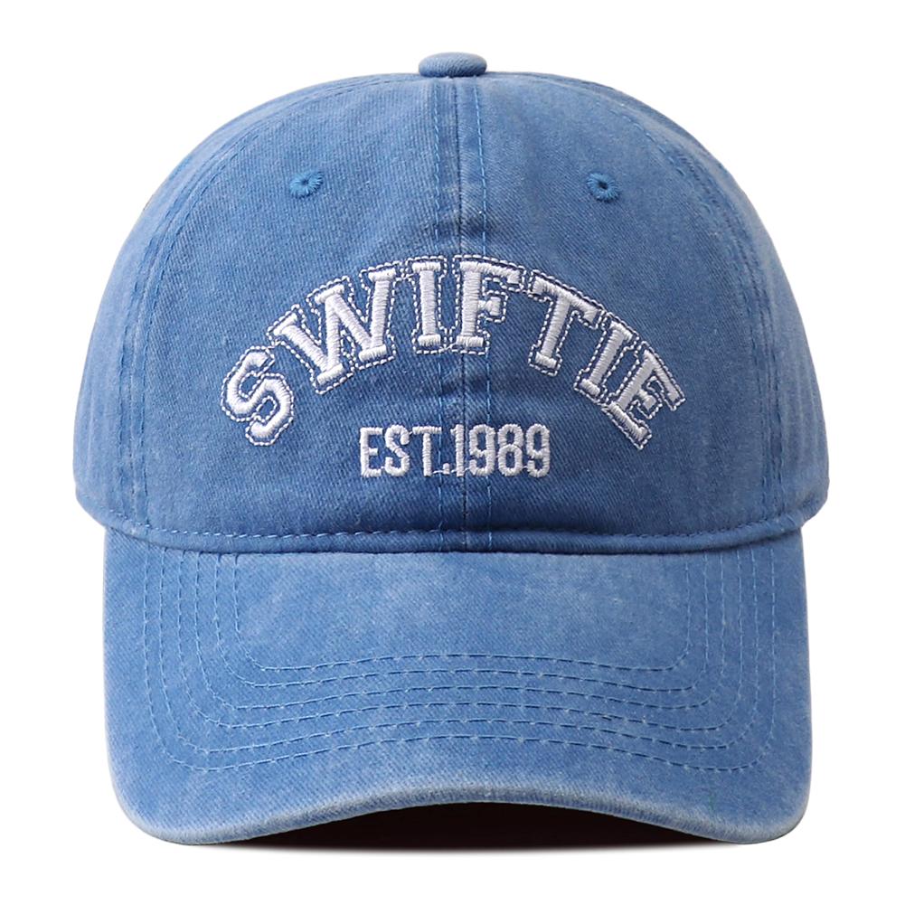 Высококачественные Бейсболки с вышивкой SWIFTIE 1989 для мужчин и женщин, регулируемые, модные, винтажные, стиранные, для фанатов Тейлор, хлопковые, папины кепки