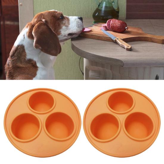 Силиконовые формы для лотков для лакомств для собак, которые легко чистить в домашних условиях, можно замораживать в посудомоечной машине для создания полезных лакомств