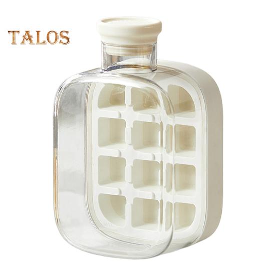 Лоток для льда с крышкой, эффективная форма для приготовления льда для морозильника, легкое извлечение, бесконтактная заливка кубиков льда для напитков, кофе, коктейлей