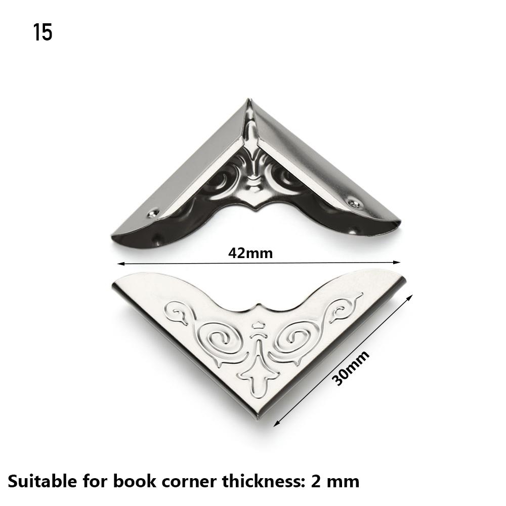 Поделки Украшение книг Меню Защитные уголки для книг Аксессуары для скрапбукинга Металлические уголки Фотоальбомы