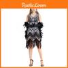 Elegant Gatsby Flapper Beaded Vintage Fringe Sequin Sleeveless Women Party Dresses For Timeless Style