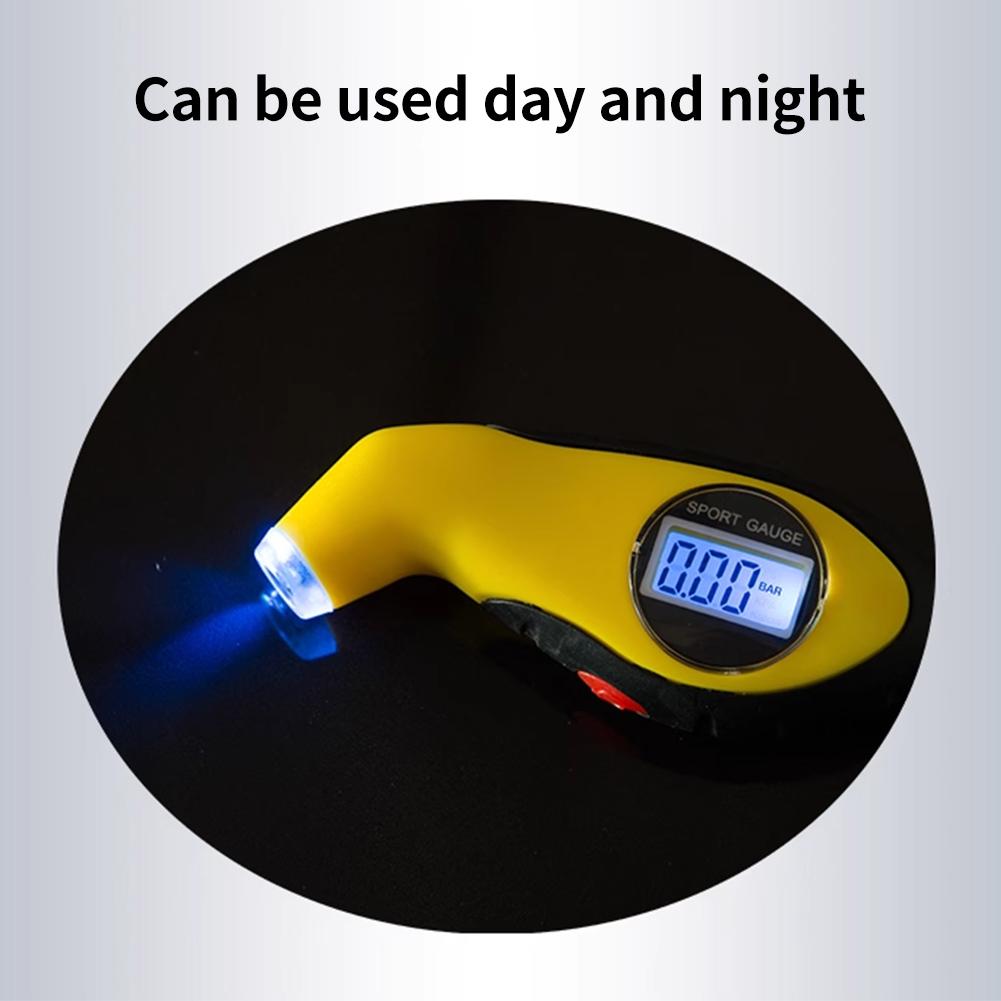 Автомобильный стиль шинный манометр аксессуар портативный ЖК-дисплей авто мотоцикл давление шин цифровой измеритель мини диагностический инструмент