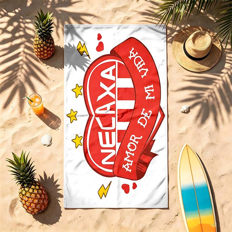 Club Necaxa (1) Theme Beach Towel Sand Resistant Soft And Comfortable Suitable For The Pool Camping Yoga And Diving A Travel