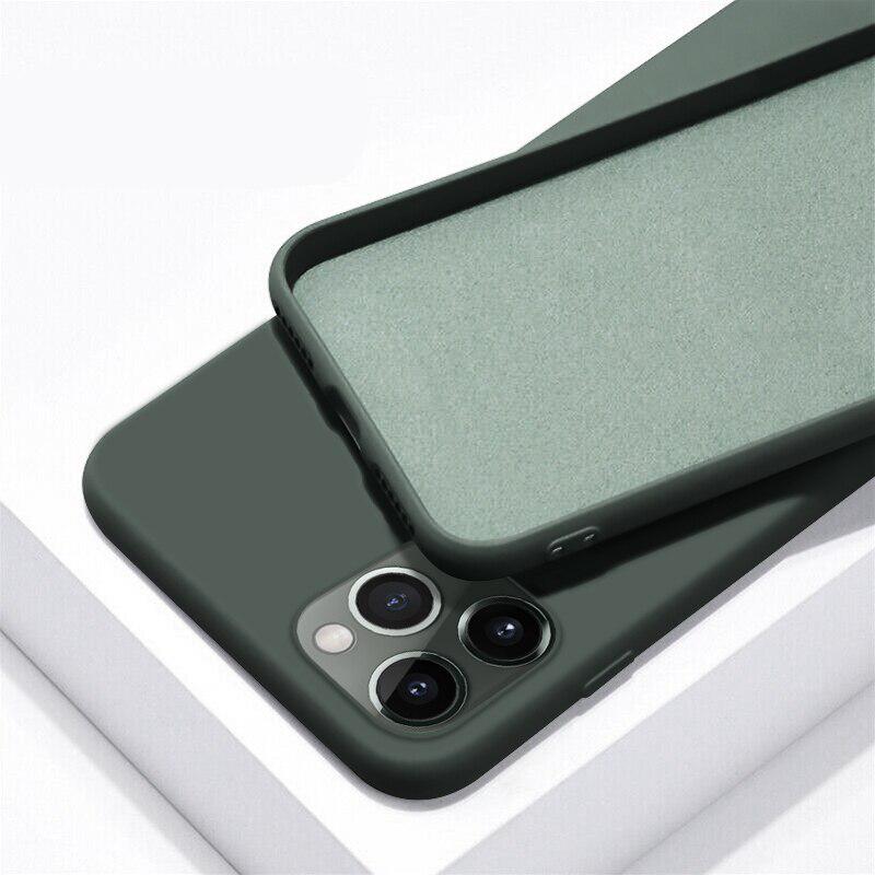 Роскошный чехол из жидкого силикона для iPhone 11 Pro Max SE 2 2020 XS XR X 10 6 S 6S iPhone 7 8 Plus, мягкая задняя крышка для мобильного телефона