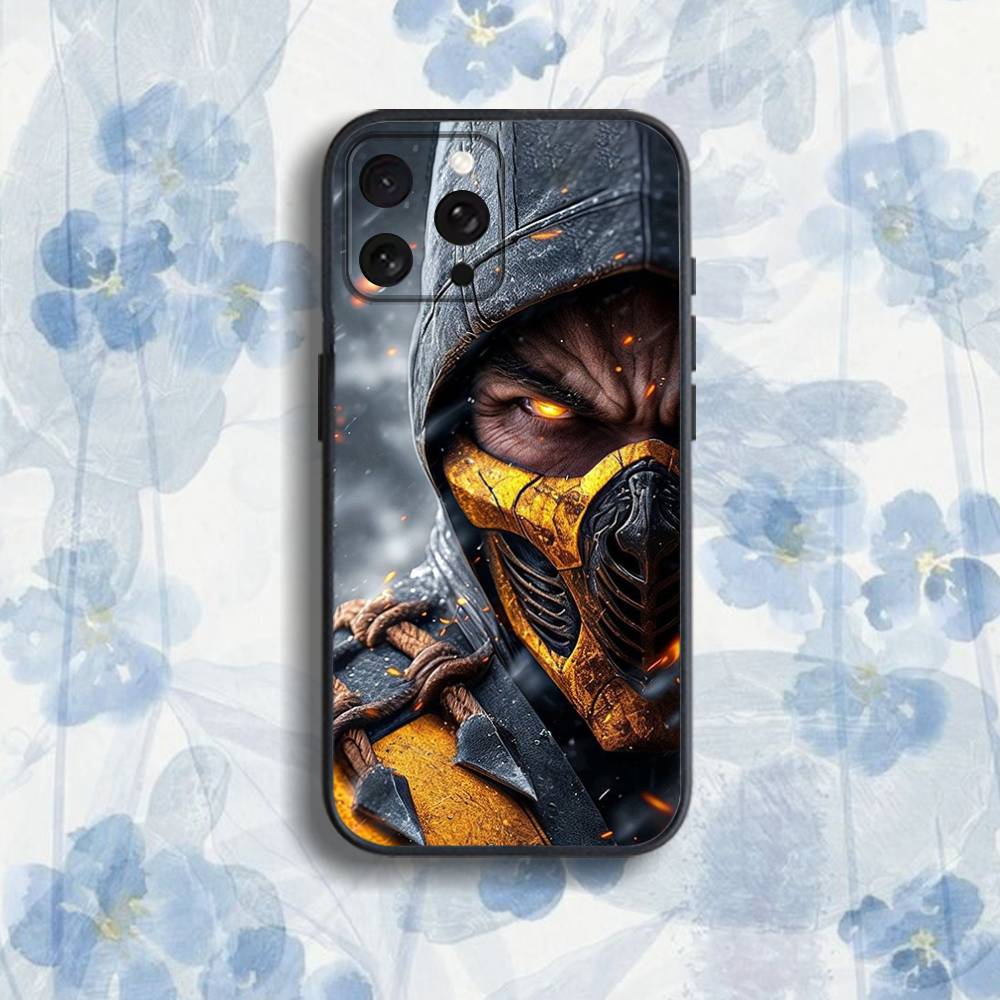 Mortal K-Kombat Game  Phone Case For iPhone 17,16,15,14,13,12,Pro,Max,Plus,E,SE4,Air,Mini Black Soft Box