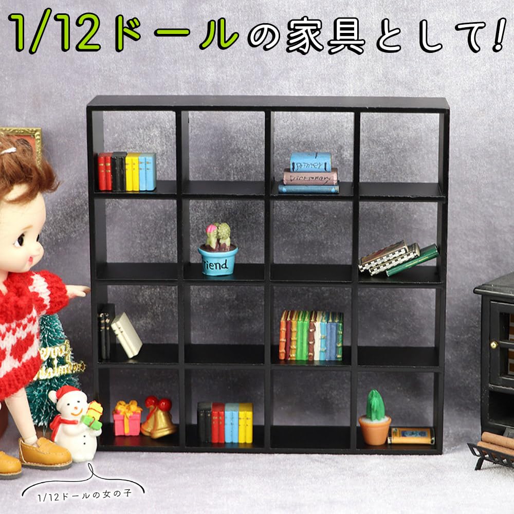 Moin moin миниатюрная полка мебель 16 1:6 112 1:12 масштаб открытая стойка 16 квадратов кукольный домик кафе одиночный ретро античный слоновая кость дерево деревянная кукольная фигурка кукла