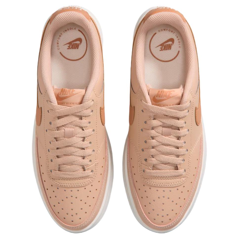 Nike Court Vision Alta Удобные Легкие Дышащие Кроссовки Женские кроссовки Телесно-Розовые DM0113-201