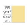 Cream Cardboard Papers - Canson - 50x65 Cm - 25 Units - Slightly Satin - Pulp-dyed