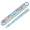 Chopsticks and Chopstick Case Set for Kids, Lunch Box, 16.5cm, Made In Japan, Dishwasher Safe, Sliding Design, Pok?mon Joyful (ABS2AMAG-A)