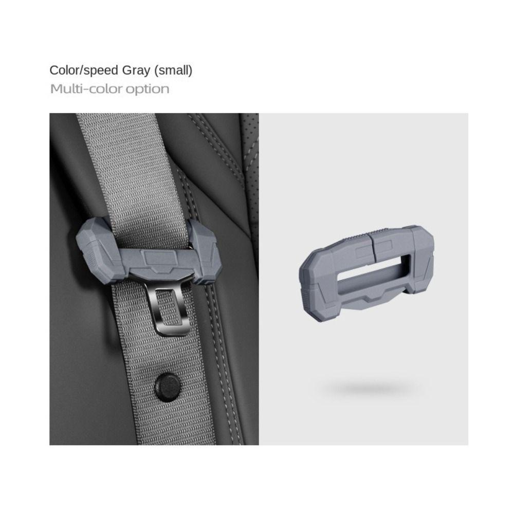 2 pcs Silicone Case Seat Belt Clip Anti Scratch Protective Cover Safety Belt Buckle Covers Car