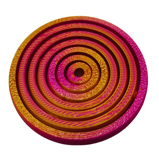 3D-печатное кольцо-спиннер для снятия стресса и тревожности для детей и подростков, взрослых, вращающееся на 360 градусов, игрушка из семи колец, портативная игрушка для путешествий и повседневного использования