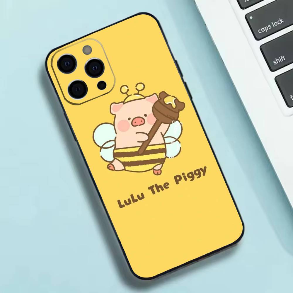 Чехол для телефона LuLu the piggy Силиконовый Мягкий Для IPhone 17 16 15 14 13 12 11 X XR Plus Pro Max Plus