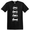 Футболка с графикой автомобиля Легенды JDM Арт-дизайн гонок Streetwear Дизайн для энтузиастов