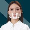SHIELD PLUS Защита от слюны Маска для рта Антизапотевающая Ультралегкая Маска-закрытие лица Защита носа и рта Открытая Защита лица для ресторанов, фуд-траков, отелей, торговых центров