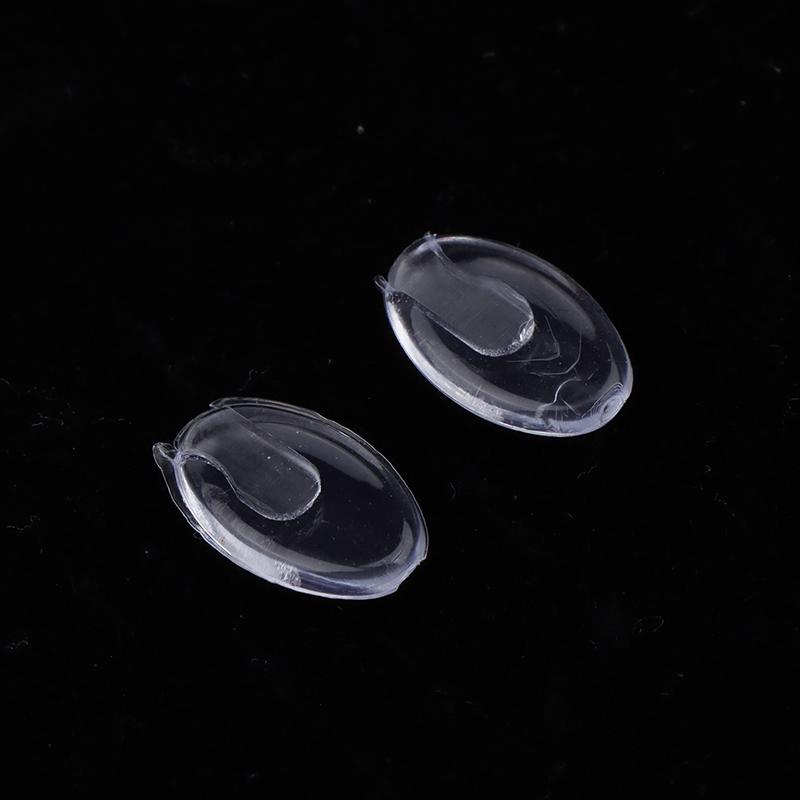 10 пар, прозрачные овальные кронштейны для очков с воздушной камерой, носовые упоры из ПВХ, кронштейн для очков, противоскользящие солнцезащитные очки, аксессуары для очков