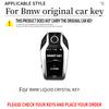 Ключница из цинкового сплава для BMW G30 G12 G11 G32 G31 5 7 серии I8 I12 I15 G01 X3 X4 G02 G05 X5 G07 X7 Аксессуары Светодиодный дисплей
