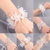Wrist Corsage Elegant Comfortable Touch Anti-Wear Bride Bridesmaid Wrist Corsage Flower Bracelet for Wedding Engagement