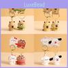 Adorable Cartoon Capybara Couple Keychain Cute Pvc Bag Pendant Ideal Gift For Couples