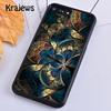 Krajews Чехол-накладка в индийском стиле с яркой мандалой для iPhone 17 Air 16 15 14 plus 11 12 13 pro max coque Fundas