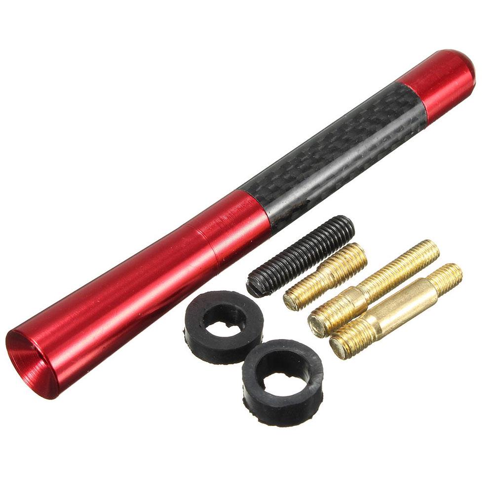 Cars Auto Parts Antenna Short FM Radio Fiber Aerial Car-Styling 12cm Carbon Universal