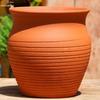 Handmade Tall Ceramic Planter - Coarse Pottery with Large Opening for Succulents, Green Plants, Bird of Paradise, Bougainvillea