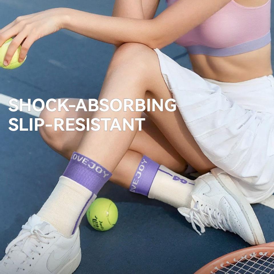 Gobygo Летние спортивные носки Влагоотводящие Дышащие Амортизирующие Противоскользящие Носки для улицы Велоспорт Баскетбол Теннис