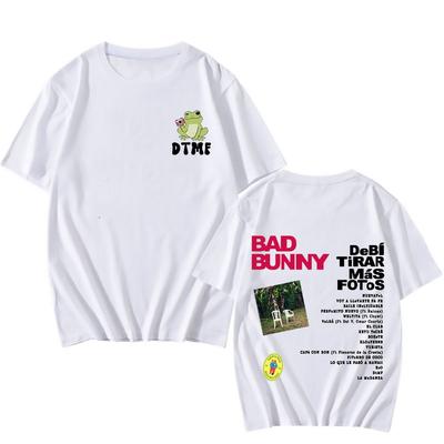 DTMF ДеБи ТиРАР Больше ФОТО Новая Альбомная Футболка Bad Bunny Женская/Мужская Футболка Графическая Печать Хип-Хоп Футболка Худи Ретро Футболки