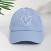 Soft Top Casual Sunshade Baseball Caps All-Match Cute Love Paw Print Wide Brim