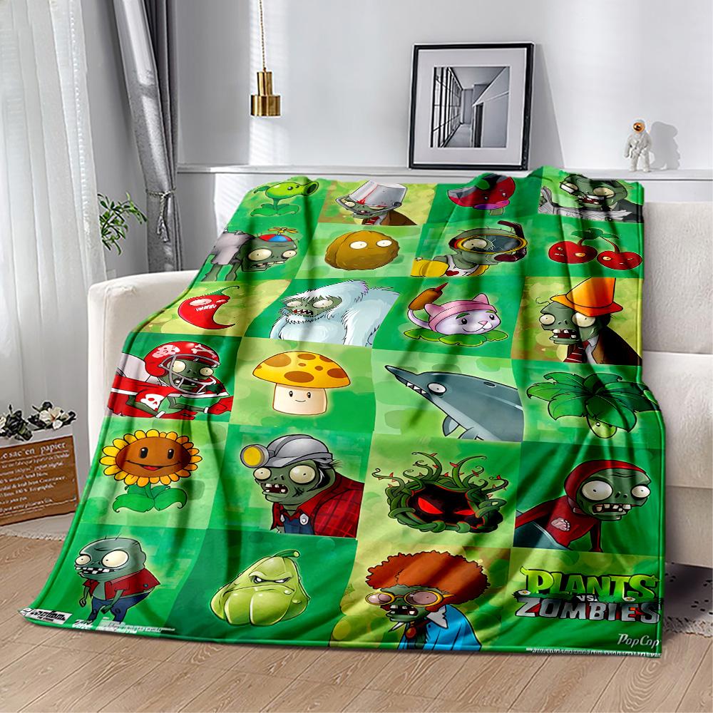 Plants Vs Zombies 2: Garden Warfare Blanket Soft Warm Cozy Suitable for Bedding Livingroom Chair All-Season Use Stylish Decor