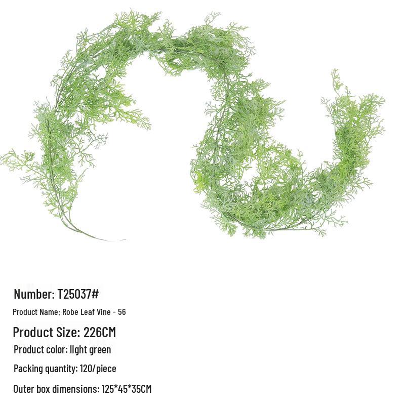 Artificial Green Fern Plant Vines for Indoor/Outdoor Wall Decoration