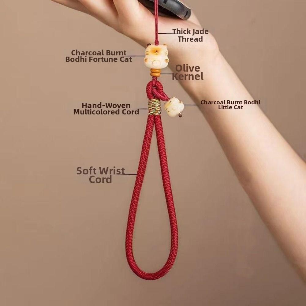 Bodhi Lucky Cat Backpack Decoration Cartoon Bag Pendent Cute Phone Chain Gift
