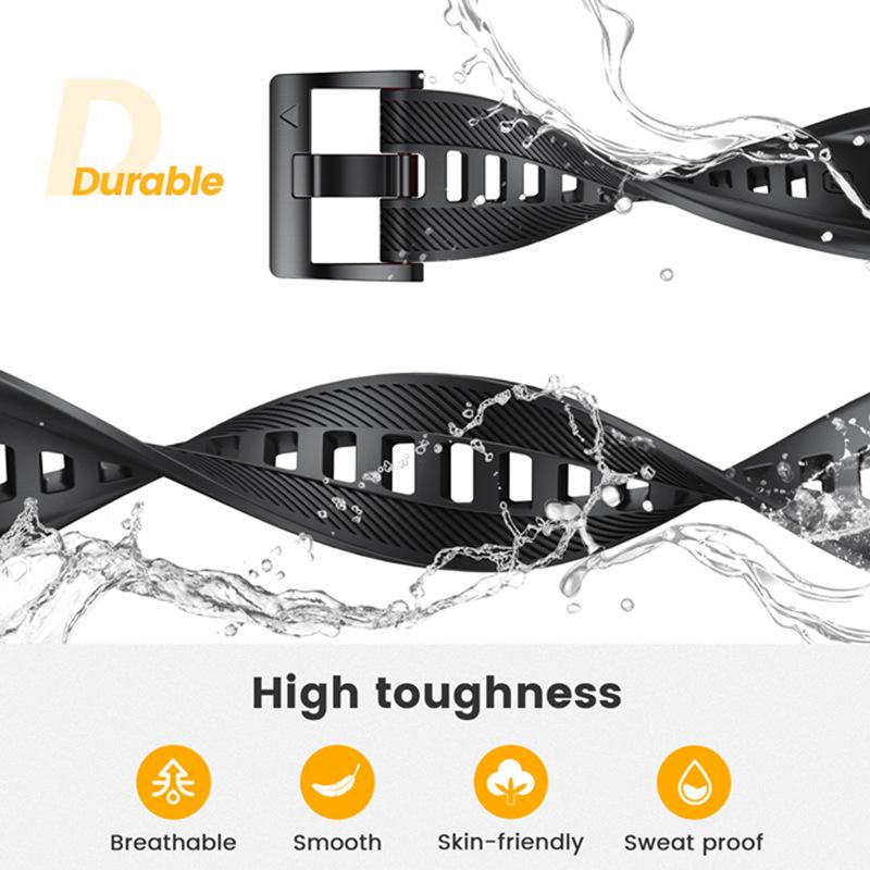 Спортивный силиконовый ремешок QuickFit 22 мм для часов Garmin tactix 8 47 мм/Descent G2/Instinct 3 45 мм, браслет для Fenix E 7 6 5