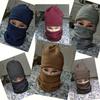 Windproof Winter Warm Hat Scarf Two-piece Coldproof Cycling Mask Motorcycle Warm Mask  Women