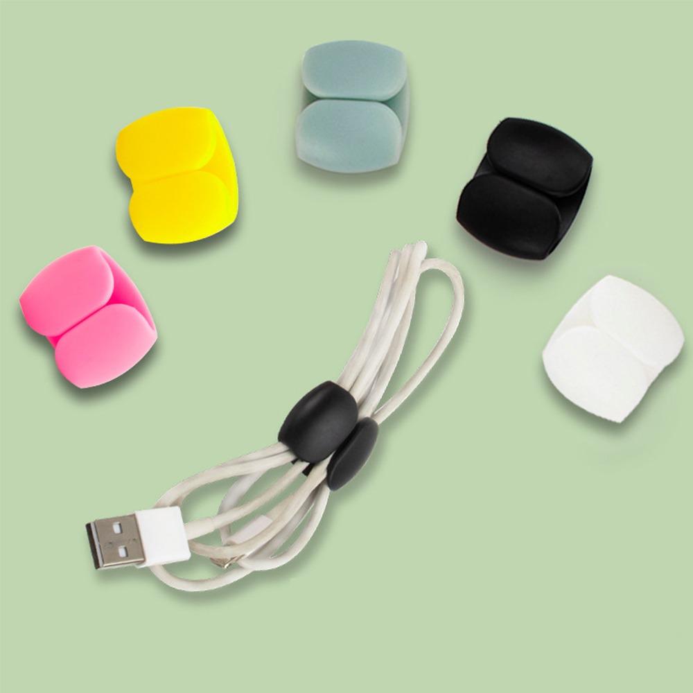 10 шт. многоцелевой держатель для наушников многоразовый зажим для шнура передачи данных прочный органайзер для проводов пряжка для дома