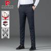 Pierre Cardin Мужские прямые брюки с утеплителем из 90% гусиного пуха
