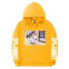 Spy X Family Anime Print Hooded Sweatshirt Men Women Oversized Fleece Pullover With Ribbed Hem