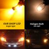 2pcs PY24W LED Canbus No Hyper Flash PY24W 5200 5200s 12190NA PY24WNA LED Signal Light Bulbs Error Free Amber Yellow Bulbs 7