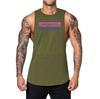 Wide Shoulder Sports Vest Men's Sleeveless Fitness T-shirt Loose Shooting Training Top