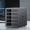 Сетевое хранилище (NAS) 9858T3 с Thunderbolt 3 на 5 дисков 2.5'' / 3.5'' SATA HDD / SSD - серое