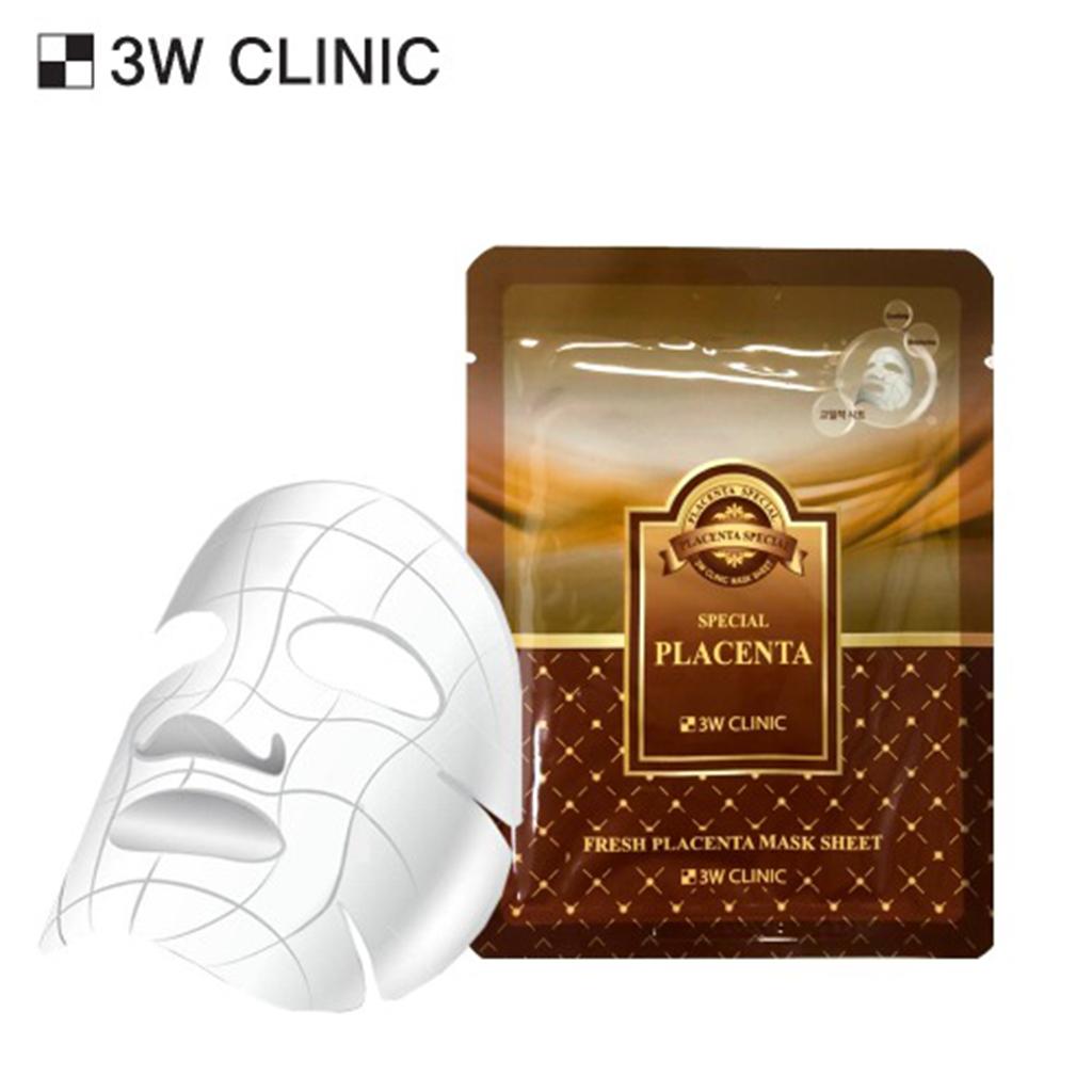 3w Clinic Тканевая маска Fresh Placenta (3 варианта)