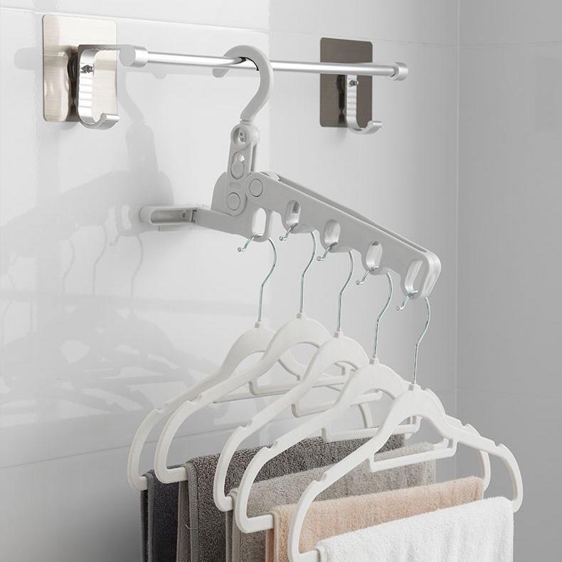 Многофункциональные крючки с пятью отверстиями, складная вешалка для одежды, путешествия, отель, сушка одежды в помещении, бог из портативных вешалок для одежды