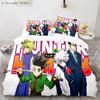 3d Hunter X Hunter Комплект постельного белья Twin Full Queen Size Anime Комплект постельного белья для детей Пододеяльник для спальни Домашний декор
