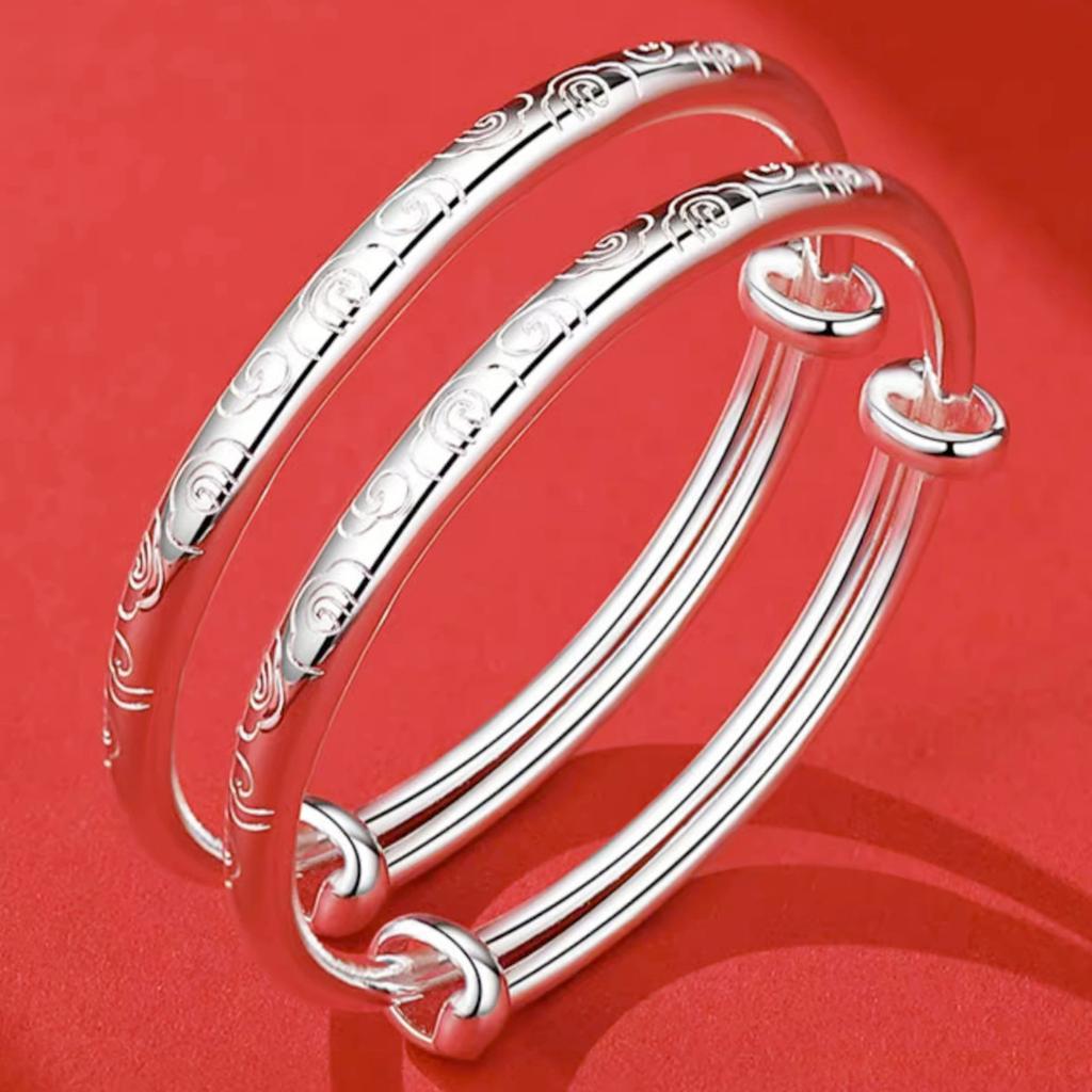 Fashion Baby Creative Xiangyun Bracelet Baby Xiangyun Ruiyi Children 'S Push Sliding Bracelets Full Moon Gift