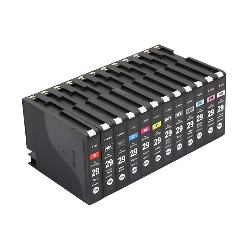 PGI-29 PGI29 Pgi29 Compatible Ink Cartridge With Pigment Ink For Canon PIXMA PRO-1 Pro1 Pro-1 Printer (12 Colors Available)