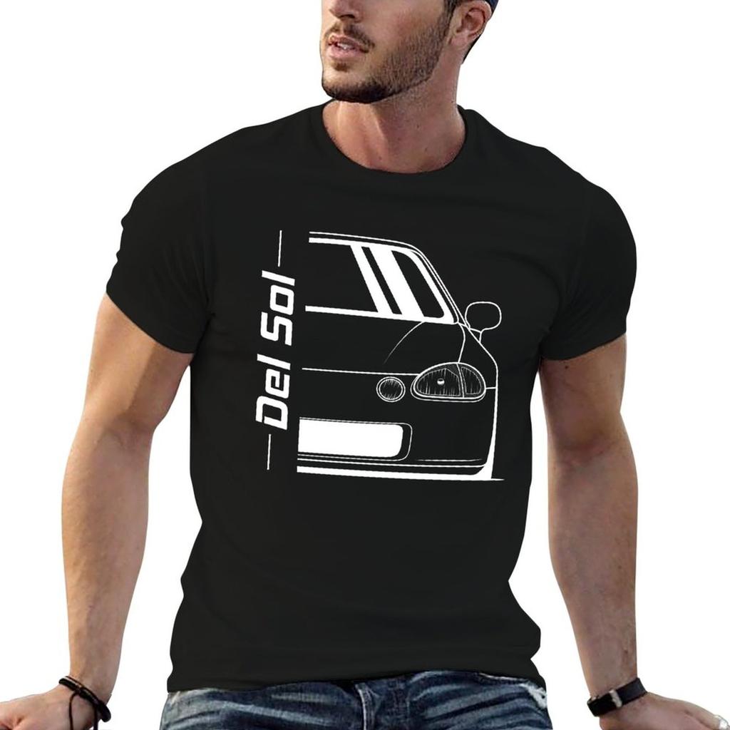 Front Jdm Style Del Sol Tshirt Cotton T Shirts Unisex 100 Unisex T Shirt Heavy Cotton T Shirt Unisex Casual Tshirt