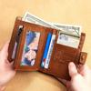 Vintage Men Genuine Leather Wallet RFID Blocking Trifold Short Multi Function Money Clip Large Capacity Zipper Coin Purse